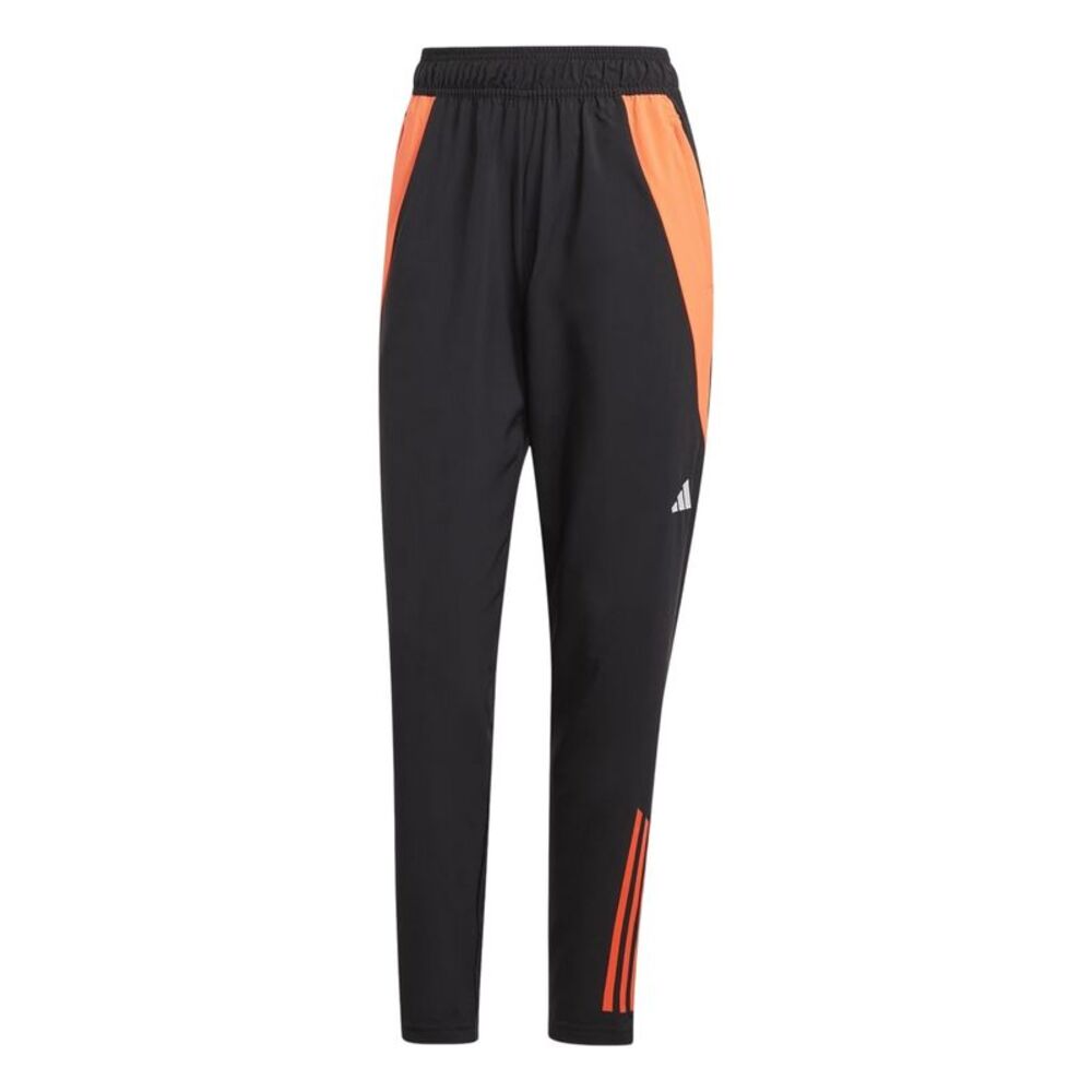 Adidas Womens/Ladies Tiro 24 Training Tracksuit Bottoms / Black/Solar Red